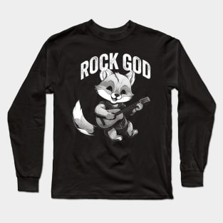 Rock God Fox Long Sleeve T-Shirt